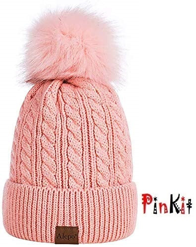 Women's Pompom Winter Beanie Knit Ski Cap